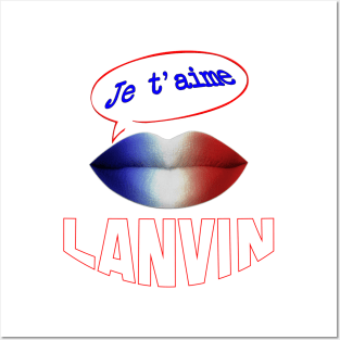 JE TAIME FRENCH KISS LANVIN Posters and Art